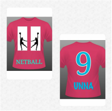 design jersey netball